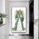 thumbnail image 2 of Cuadros Decorativos 5D Diamond Full Round Drill Painting Winged Lady Rhinestone Imagen (WT271) Wdftyju embutido en tela, 2 of 9