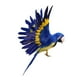 thumbnail image 1 of Juguete de decoración de jardín de estatuil de taxidermia de de loro realista de pájaro artificial Parrot Blue Sunnimix Decoración de pájaro artificial, 1 of 6