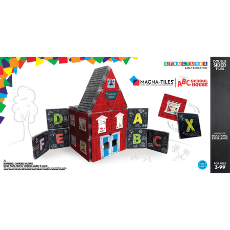 UPC: 0850014391058 | Magna-Tiles ABC Schoolhouse Educational Sets by CreateOn. Award Winning Magnetic Tiles Makes Learning Fun! Learn Abc s.. Stem Approved.