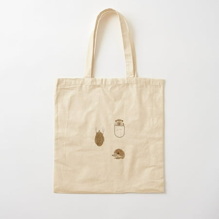 Pocket Animal Hedgehogs Clothes Outfit Art Gift Hedgehog Cotton Tote Bag Canvas Tote Bag  Family Gift For Mother  Her