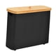 thumbnail image 3 of Portarrollos de papel higiénico grande, impermeable, multifuncional. Negro, 3 of 9