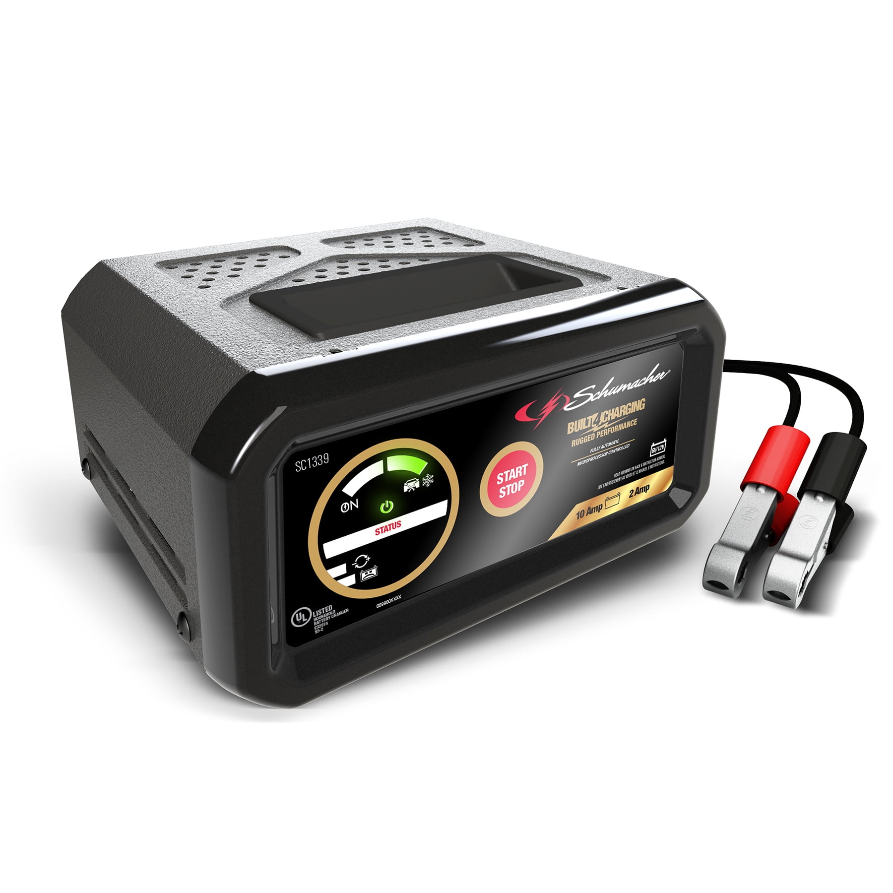 Schumacher SC1339 10/2 Amp 12V Fully Automatic Battery Charger