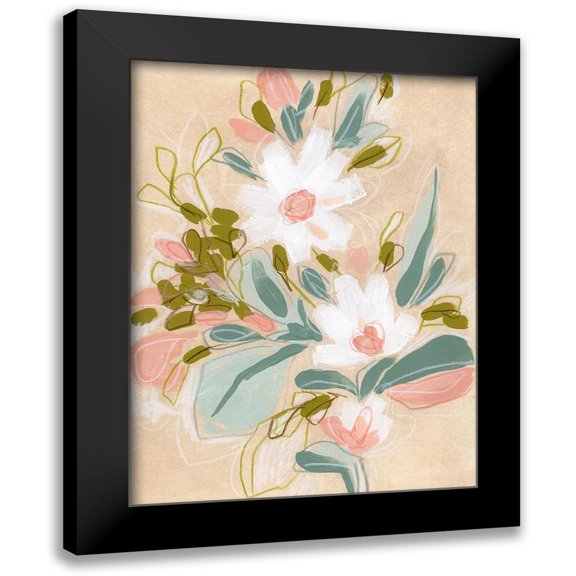 Vess, June Erica 12x14 Black Modern Framed Museum Art Print Titled - Spring Sketch IV