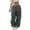 j42-Grey, variant on Womens Cargo Pants Casual Solid Color Drawstring Waist Baggy Wide Leg Pants With Pockets Ladies Breathable Everyday Trousers,M