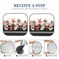 thumbnail image 6 of Xecao Starfishes Shells for Foldable Car Sun Shades (2-Pack) offer sun protection with an easy-fold design for convenient windshield shading., 6 of 7