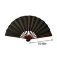 thumbnail image 3 of Under $2 Handheld Fan, Traditional Red Bone Folding Fan for Diy Art & Calligraphy, Premium Fabric Hand Painted Blank Fan, Dance Prop, Folding Fan, Multi-Color, by Goohae, 3 of 5