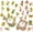 Undertint Grass and Autumn, variant on ALG 90 Pcs Fairy Stickers for Scrapbook Transparent Flower Fairy Patch | Butterfly Stickers Self-adhesive, easy to peel for Hand Ledger Phone Case Laptop Diary DIY Crafts