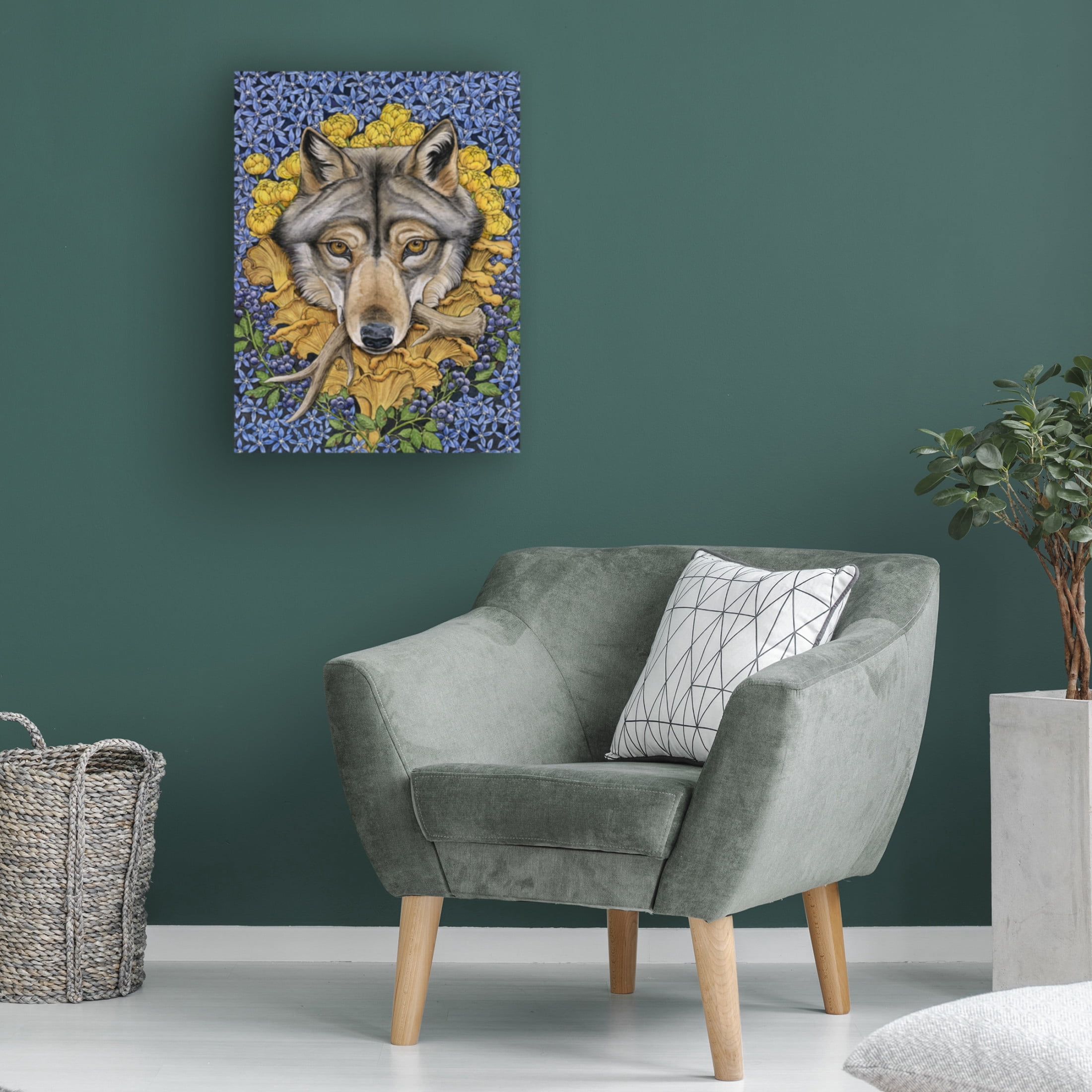 Trademark Fine Art Lea Chaillaud Flourish Canvas Wall Art