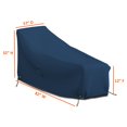 thumbnail image 3 of COVERS&ALL Chaise Lounge Cover, Chair Couch Sofa Protector, Patio Pool Garden Lawn Furniture, with Air Vents & Drawstrings, 12 Oz Waterproof, UV & Weather Resistant (82" W x 57" D x 32" H, Blue), 3 of 7