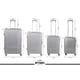 thumbnail image 3 of Set de Maletas de Viaje Con Ruedas 4 Pzs Sky Travel Premium Policarbonato plateado 030, 3 of 8