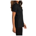 thumbnail image 3 of Womens Short Sleeve Easy Care SuperPro React Polo Shirt Deep Black XS, 3 of 5