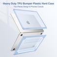 thumbnail image 4 of Funda MOSISO MacBook Air de 15 pulgadas 2025-23 M4 M3 M2 Azul, 4 of 8