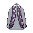 thumbnail image 3 of Princess and Castle Purple Pattern Backpack for School, Cute School Bag with Adjustable Shoulder Straps and Padded Back, 15.3"x11"x6.7", 3 of 5