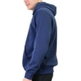 thumbnail image 2 of Nike Sportswear Club Fleece Pullover Mens Active Hoodies Size L, Color: Navy/White, 2 of 5