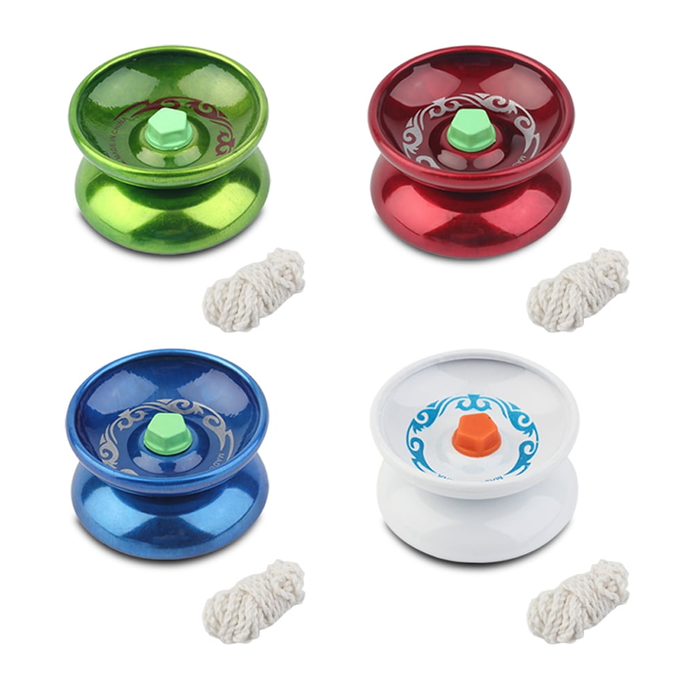 Fancysweety Magic Yoyo Professional Speed Cool Alloy Yoyo Leisure Walk Ball Hit Children Games For Gift Random Color Delivery