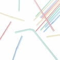 thumbnail image 3 of Cribun Flexible Plastic Straws, 300PCS Stripes Multiple Drinking Straws Bendable Straws Bendy Straws, 3 of 6