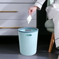 thumbnail image 2 of NSESSHome Round Trash Can Wastebasket Plastic Garbage Container Bin for Bathroom, Kitchen, Bedroom, Home Office, College Dorm, 2 of 6