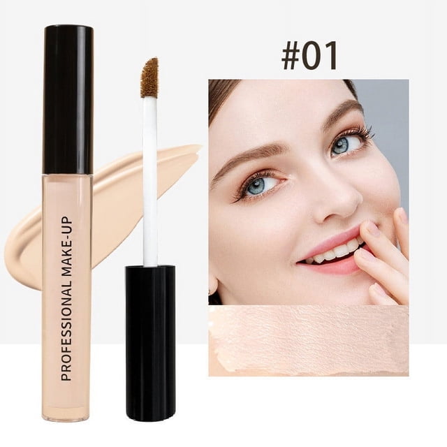 FcBaudy Cache-Cernes, Cache-Cernes à Embout Perfection Couvrante, Cache-Cernes Multi-Usage, Fonds de Teint Liquides Maquillage Beauté Correcteur Réparateur Maquillage Non Transférable Fonds de Teint Liquides Noircissants(2.5ml) Fond de Teint Fond de Teint
