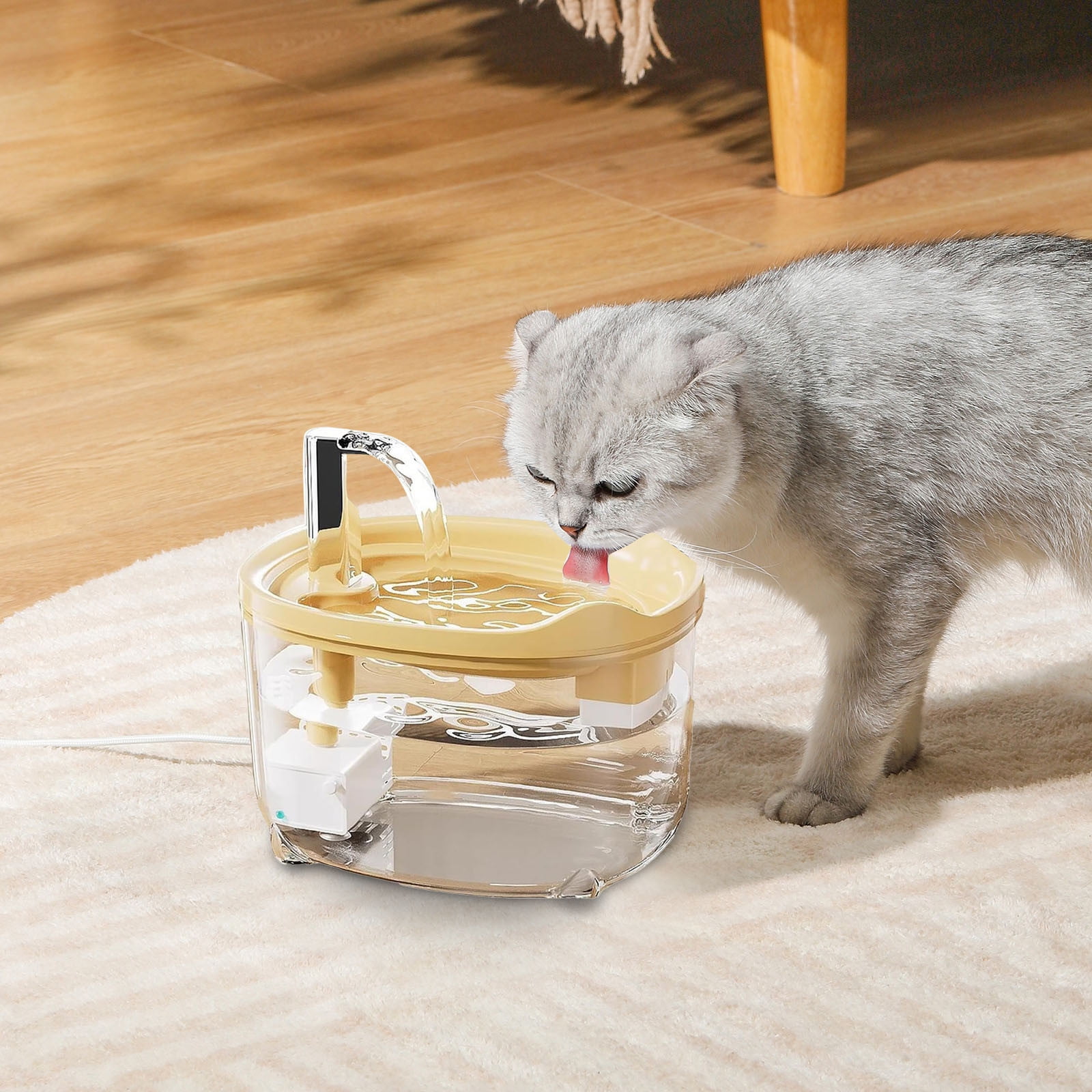 2025 Advanced Triple Filtration Automatic Pet Water with LED Indicator Quiet 15L Dispenser for Cats and Dogs