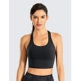 thumbnail image 2 of CRZ YOGA Strappy Longline Sports Bras for Women Wirefree Padded Yoga Cropped Tops, 2 of 6