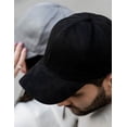 thumbnail image 3 of Gorra de Gamuza Brunel Negra Talla Ajustable, 3 of 7
