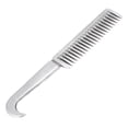 thumbnail image 3 of Peine Aleación de aluminio Horse Comb Mane Tail Pulling Comb Metal Horse Grooming Tool 6.5IN / 3.9IN Tomshoo Peine, 3 of 7