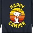 thumbnail image 3 of Peanuts - Explorer Snoopy Men's Long Sleeve Adventurous Camper Fleece Sweatshirts, 3 of 6
