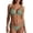 A-GN1137, variant on Yuanlong Women's Bikini Neck Tie Top With Side Tie Triangle Bottom Solid Color Bathing Suits Minimalist Beach Swimwear