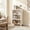 3 Tiers White, variant on 2-Tier Bookcase with Adjustable Shelves,27.56"W x 11.83"D x 28.11"H Floor Standing Open Bookshelf with Wood Legs for Home Office, Living Room, and Bedroom Storage,Black