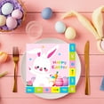 thumbnail image 4 of Darzheoy 20 Pieces Easter Napkins Easter Dinner Napkins Disposable Easter Paper Napkins Bunny Cocktail Napkins for Dinner Bathroom Holiday Party Decorations Supplies, 4 of 6