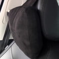thumbnail image 5 of Luxury Car Headrest Pillow for Mercedes S-Class, Soft Suede Neck Support Cushion, All-Season Car Seat Comfort Pillow for Driving Fatigue Relief, Beige, 5 of 7