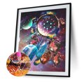 thumbnail image 2 of Cuadros Decorativos 5D DIY Dream Catcher Kit de pintura de diamante redondo completo Imagen de mosaico (yh123) Likrtyny embutido en tela, 2 of 6