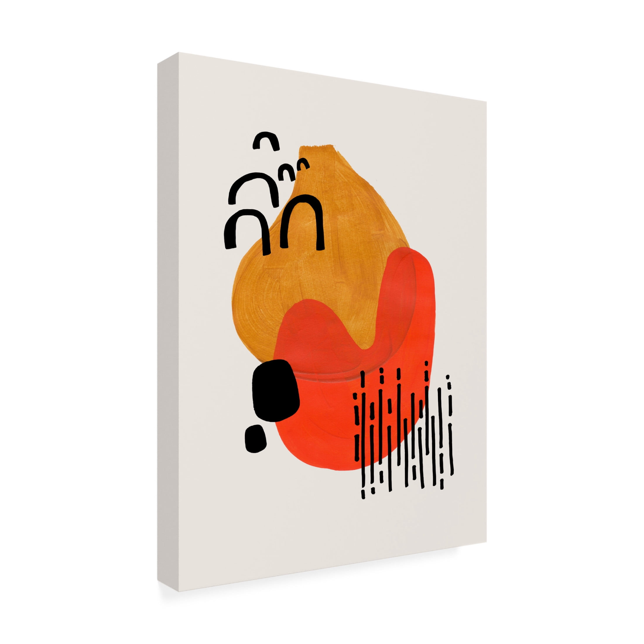 Trademark Fine Art Ejaaz Haniff Midcentury Kiss Canvas Wall Art