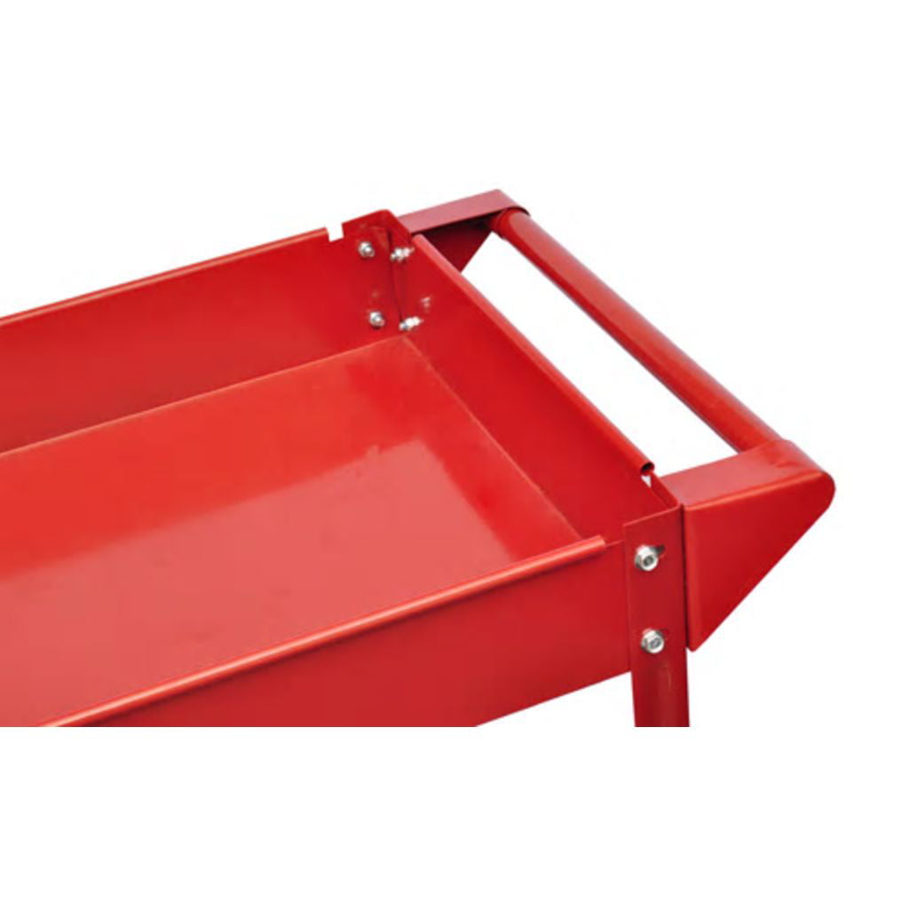 Details about   Rolling 2 Layer Tool Storage Shelves Utility Cart Dolly Workshop Trolley Small 