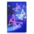 thumbnail image 4 of SaniMore for Lenovo Tab M10 10.1 inch 3rd Generation TB-328F Wallet Case, Auto Wake/Sleep Flip Folio Case Card Holder Kickstand PU Leather Tablet Cover Shockproof TPU Fashion Case, Star Butterfly, 4 of 12