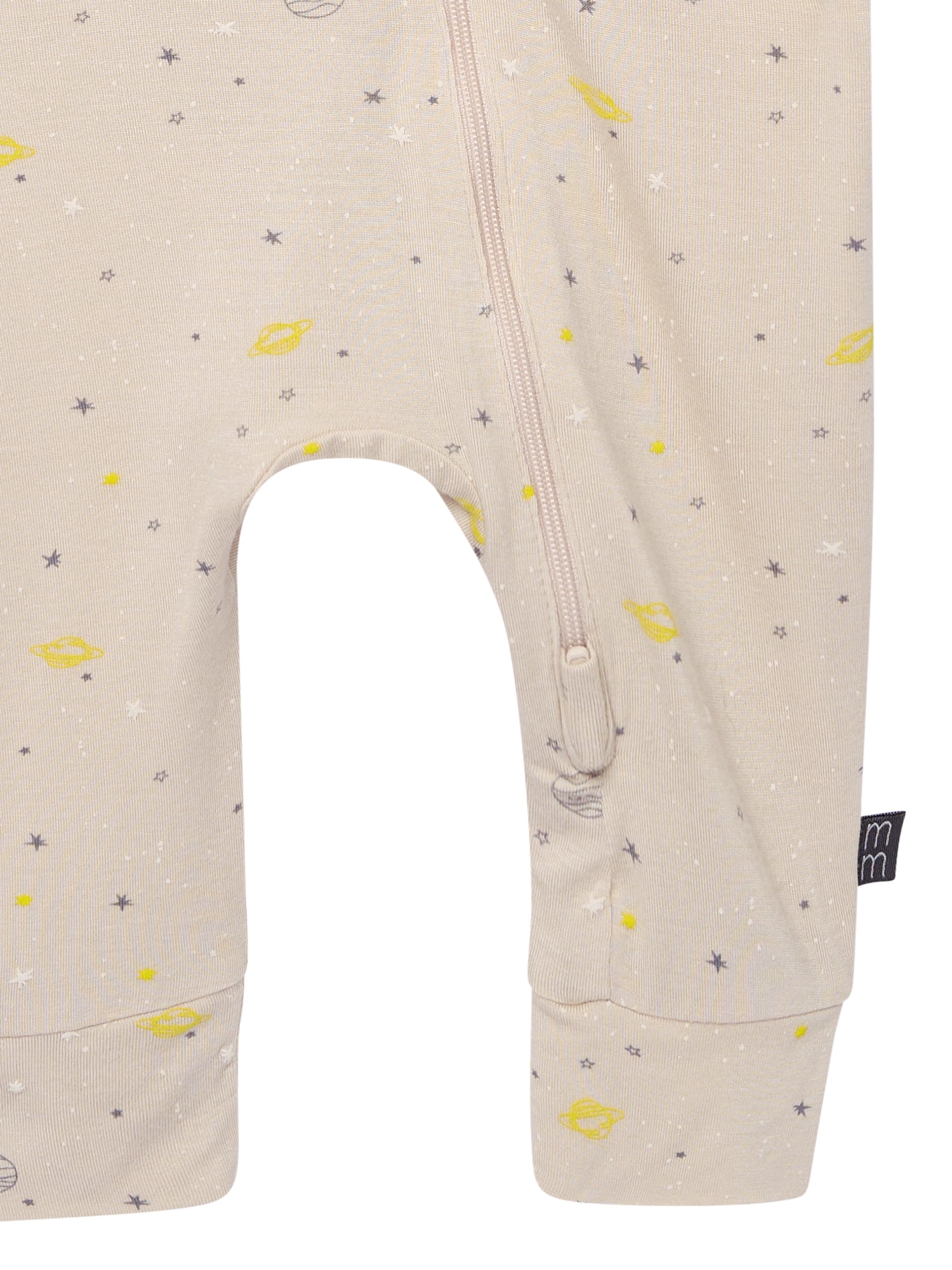 Modern Moments by Gerber Baby Neutral Super Soft Viscose Two-Way Zip Coverall, Sizes Newborn - 24 Months