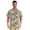 Bright Hibiscus Plumeria, variant on Men's Casual Button Down Shirts Short Sleeve Summer Hawaiian Beach Shirt, Midnight Tropical Hibiscus