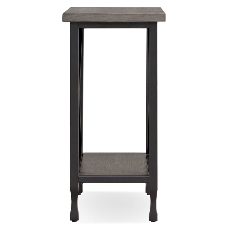 Leick Home 23005 Chisel & Forge Narrow Side Recliner Table with