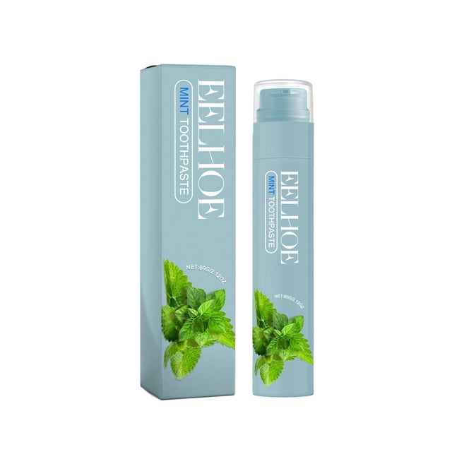 Fiudx Pasta Dental Frutas, Pasta Blanqueadora con Sabor Refrescante, Gel Protector Flúor, Crema de Menta de Limpieza Profunda, Cuidado Bucal Diario, Uso para Adultos, Fórmula Natural 60 G