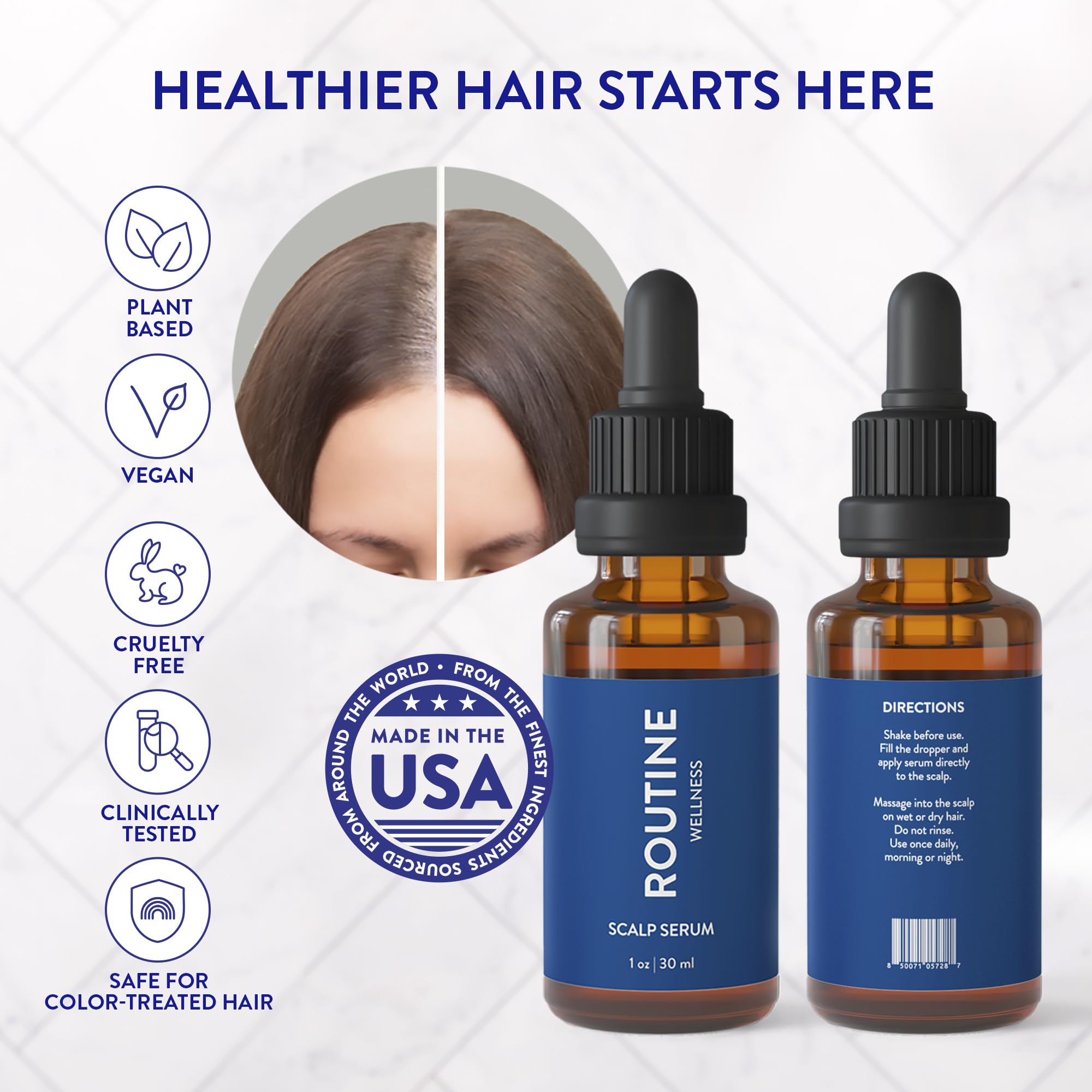 Routine Wellness Scalp Serum for Thinning Hair, 1 oz photo 5