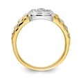 thumbnail image 2 of 14K Two-tone Gold Diamond Men's Ring (0.41Cttw) Ring Size 10, 2 of 5