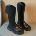thumbnail image 7 of Mostsola Girls Boots Winter Snow Boots Furry Lined Warm Outdoor Wide Mid Calf Boots, 7 of 7