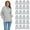 24 Pack Gray Hoodies, variant on 24 Pack Women's Hoodie Oversized Sweatshirts, Cotton Blend, Bulk Womens Hoodies Bulk Sweatshirt Pack, Color ASST, Size 3X-Large
