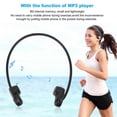 thumbnail image 3 of Écouteurs à conduction osseuse V13, casque étanche IPX8, lecteur MP3 Hi-Fi pour la natation et le sport, 3 of 4