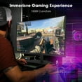 thumbnail image 3 of Sceptre 27" 1080p LED Curved Gaming Monitor, Black, C275W-FW100T, 3 of 6