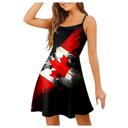 Icvfdpl Women S Summer Casual Dresses 2024 Fashion Spring Print Adjustable Strap Bra Sexy Frock Hawaiian Island Style Ladies Dress