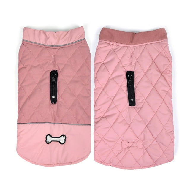 Rantow Reversible Dog Coat Winter Warm Pet Vest Loft Jacket for Small