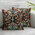 thumbnail image 3 of Nawypu Antique Heriz Persian Carpet Print Decorative Throw Pillow Cover Square Pillowcase Soft Velvet Pillow Case Home Decor for Living Room Couch Sofa Car Cushion Cover, 3 of 5