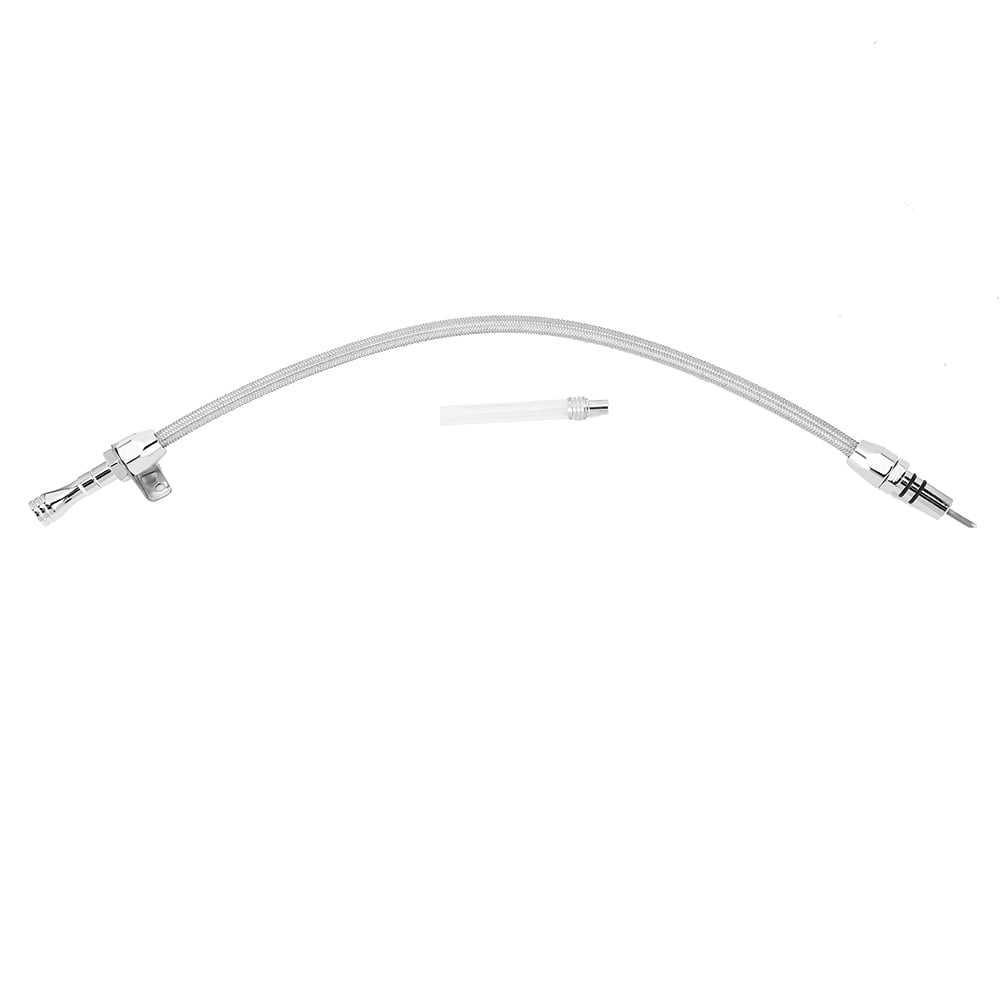Varilla De Nivel De Aceite Flexible Para Transmisión GM Chevy TH350 TH400 - Acero Inoxidable Negro