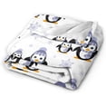 thumbnail image 5 of Yibo Baseball Blanket Flannel Soft and Comfortable Anti-static Bed Sofa Blanket, 5 of 7